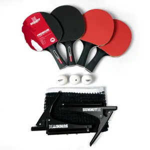 Premium 4 Player Table Tennis Set by SUMMIT