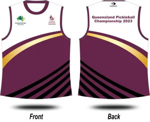 QUEENSLAND PICKLEBALL - 2023 Championship Singlet A