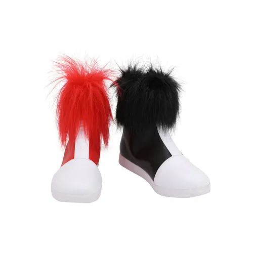 2019 Harley Quinn Boots Costume Props Halloween Carnival Party Shoes Cosplay Shoes