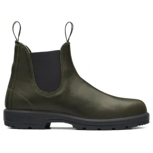 2052 Water-Resistant Leather Unisex Chelsea Boots