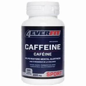 4EVERFIT Cafféine, 200 mg - 100 comp.