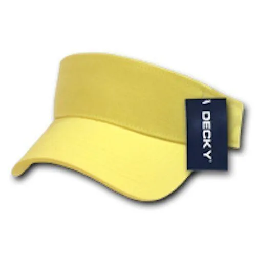 8 Lot Blank Decky Golf Sports Sun Summer Visor Visors Cotton Wholesale Lots!