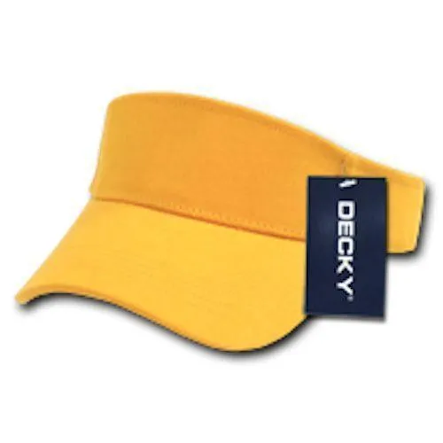 8 Lot Blank Decky Golf Sports Sun Summer Visor Visors Cotton Wholesale Lots!