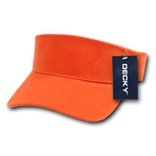 8 Lot Blank Decky Golf Sports Sun Summer Visor Visors Cotton Wholesale Lots!