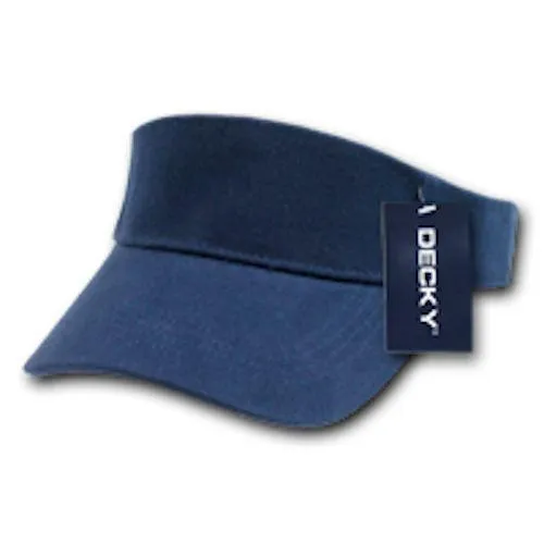 8 Lot Blank Decky Golf Sports Sun Summer Visor Visors Cotton Wholesale Lots!