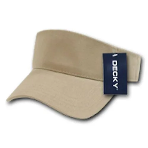 8 Lot Blank Decky Golf Sports Sun Summer Visor Visors Cotton Wholesale Lots!