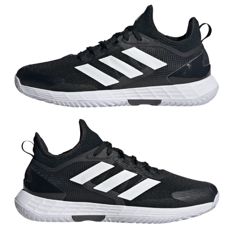 Adidas Adizero Ubersonic 4.1 Mens Tennis Shoes - Core Black / White / Grey Four