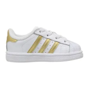 Adidas Kid's Superstar TD Shoes - White / Metallic Gold