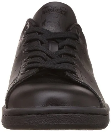 adidas Men's Originals Stan Smith Sneaker, Core Black/Black/Black, 10 M US