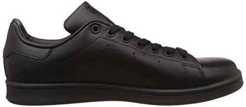 adidas Men's Originals Stan Smith Sneaker, Core Black/Black/Black, 10 M US