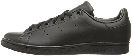 adidas Men's Originals Stan Smith Sneaker, Core Black/Black/Black, 10 M US