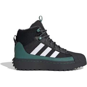 adidas Originals Core black/White/Active Green Superstar Winter Trek J Boots