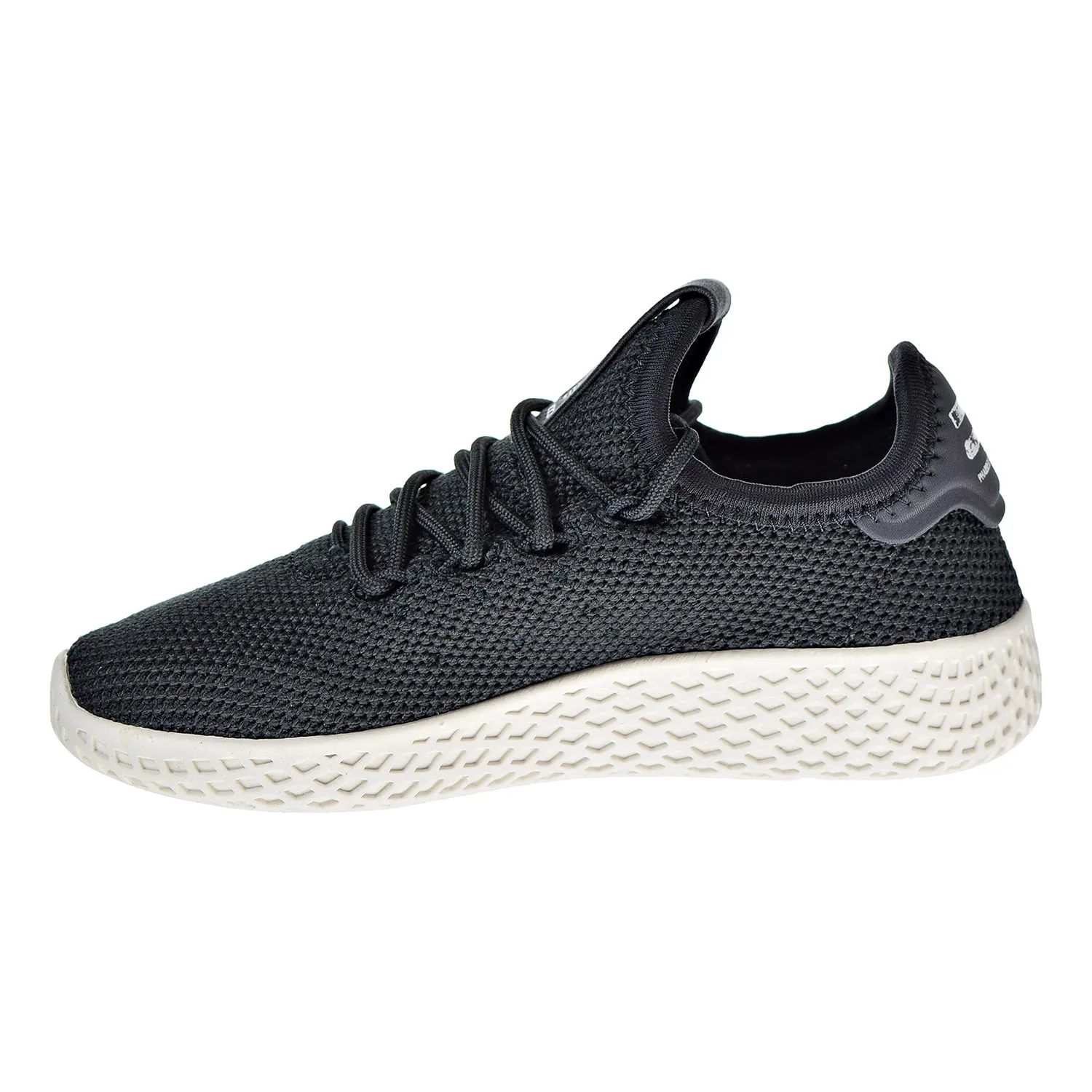 Adidas Pharrell Williams Tennis HU Little Kids' Shoes Tech Carbon/Chalk White