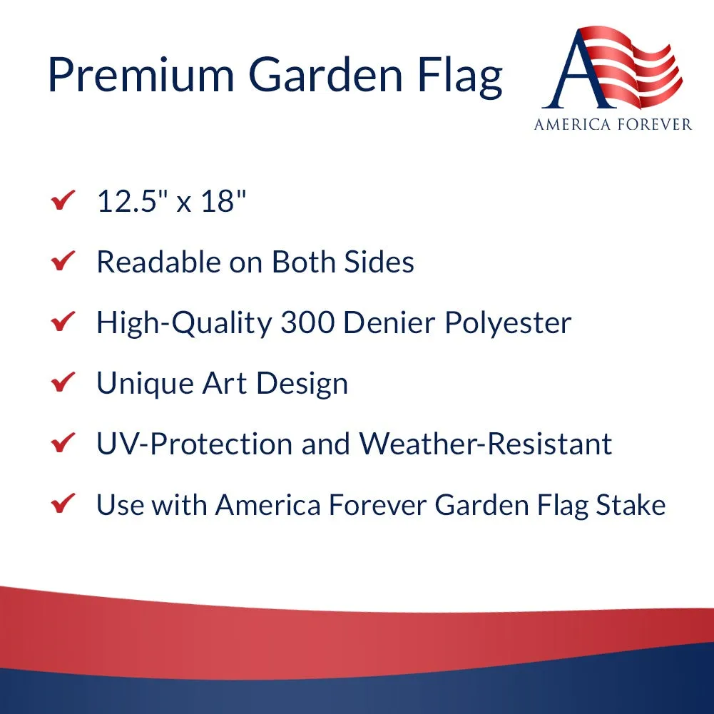 American Flag Cornhole Game Double Sided Garden Flag