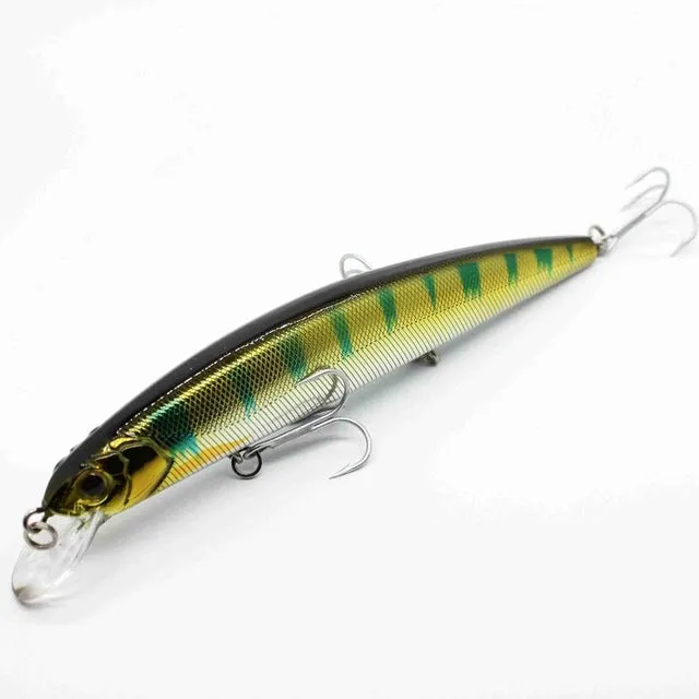 AOCLU Jerkbait wobblers 7 Colors 13cm 20.0g Hard Bait Minnow Crank Fishing lures Bass Fresh Salt water 4# VMC hooks