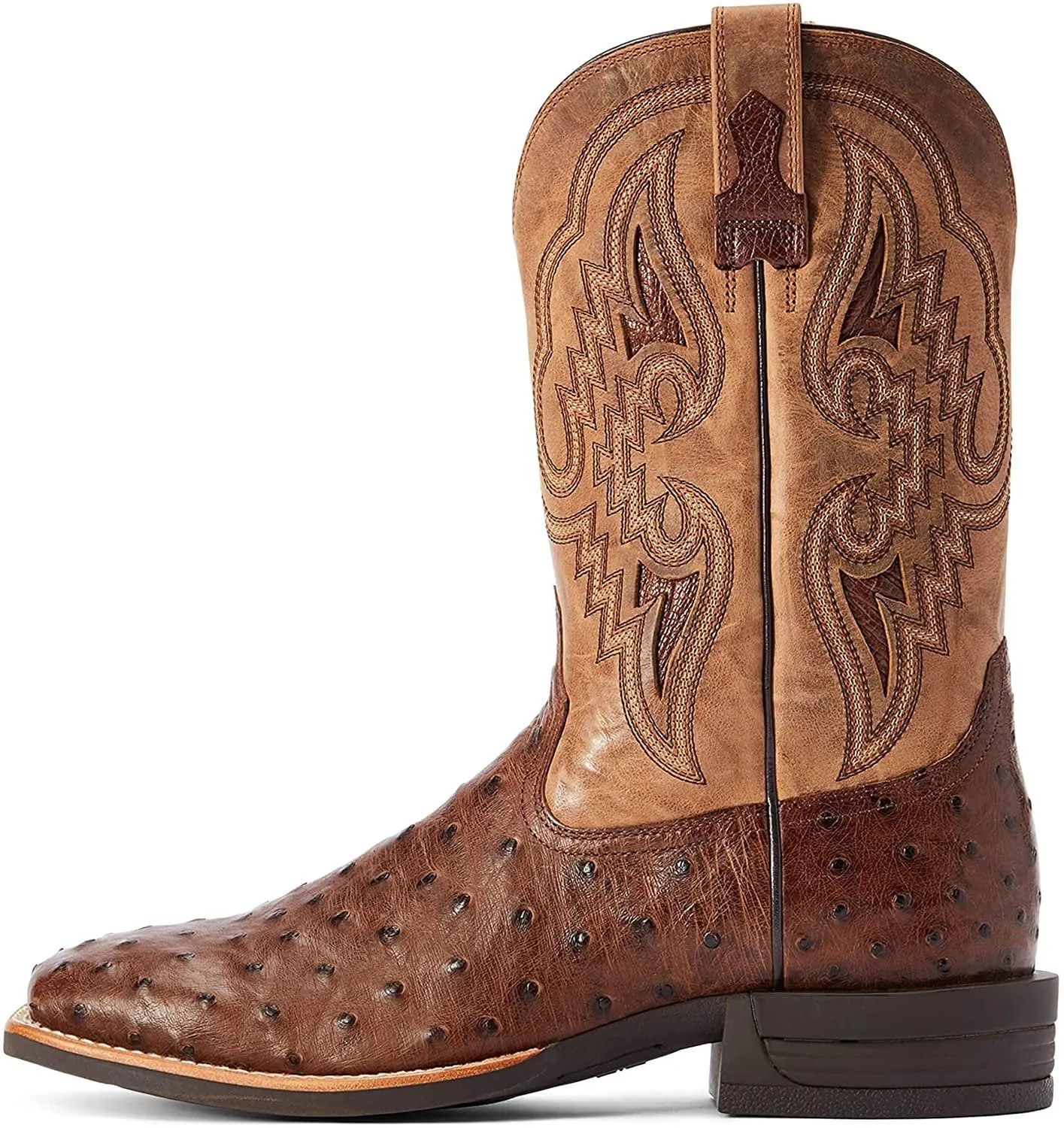 Ariat Men's Dagger Full Quill Ostrich Western Boot