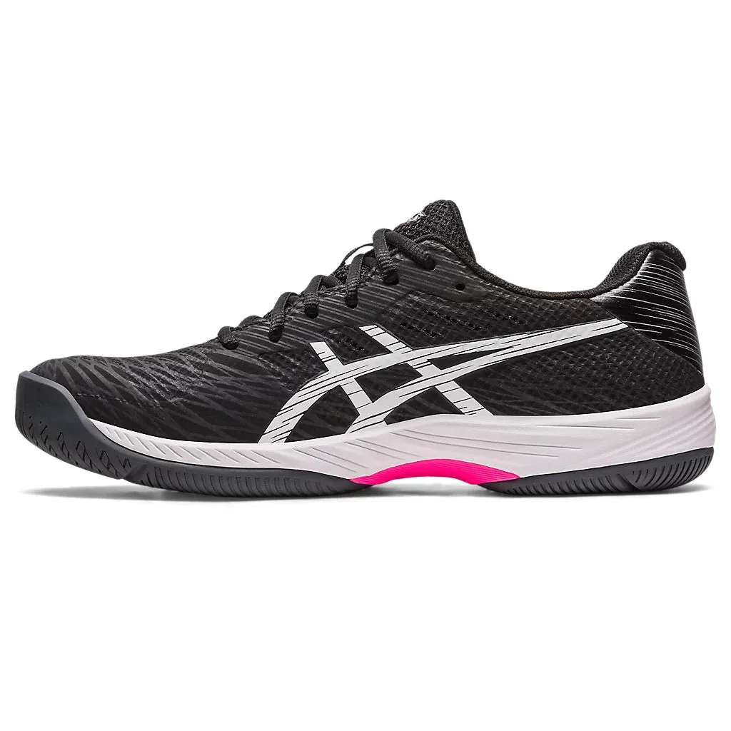 Asics Gel-Game 9 Men's Tennis Shoes, Black/Hot Pink