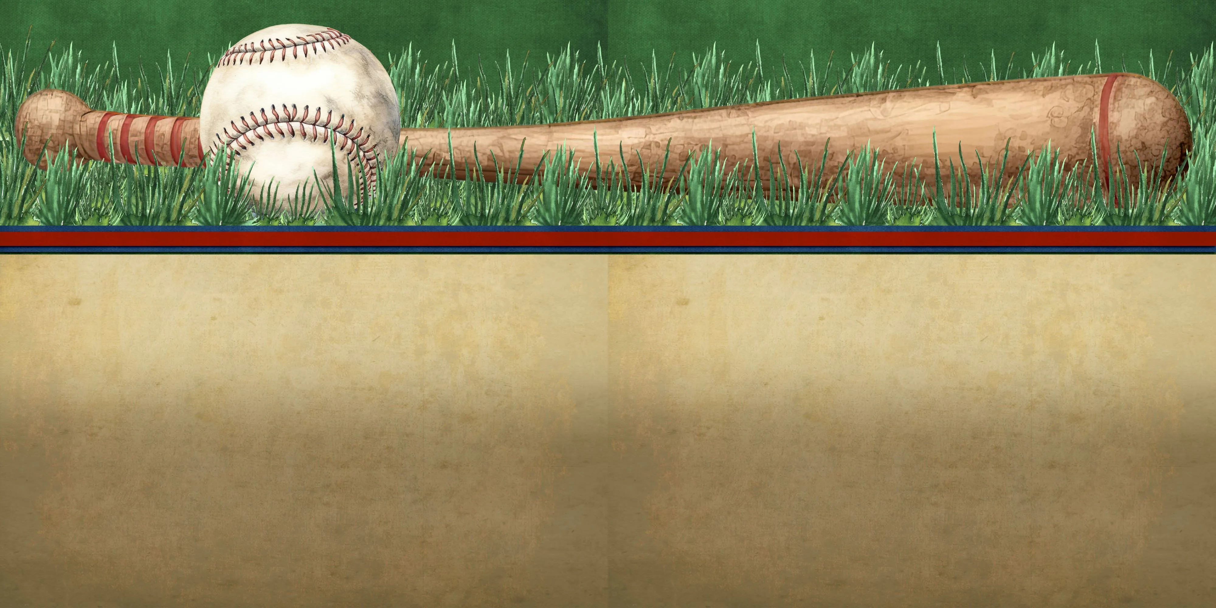 Baseball Game NPM - Set of 5 Double Page Layouts - 1761