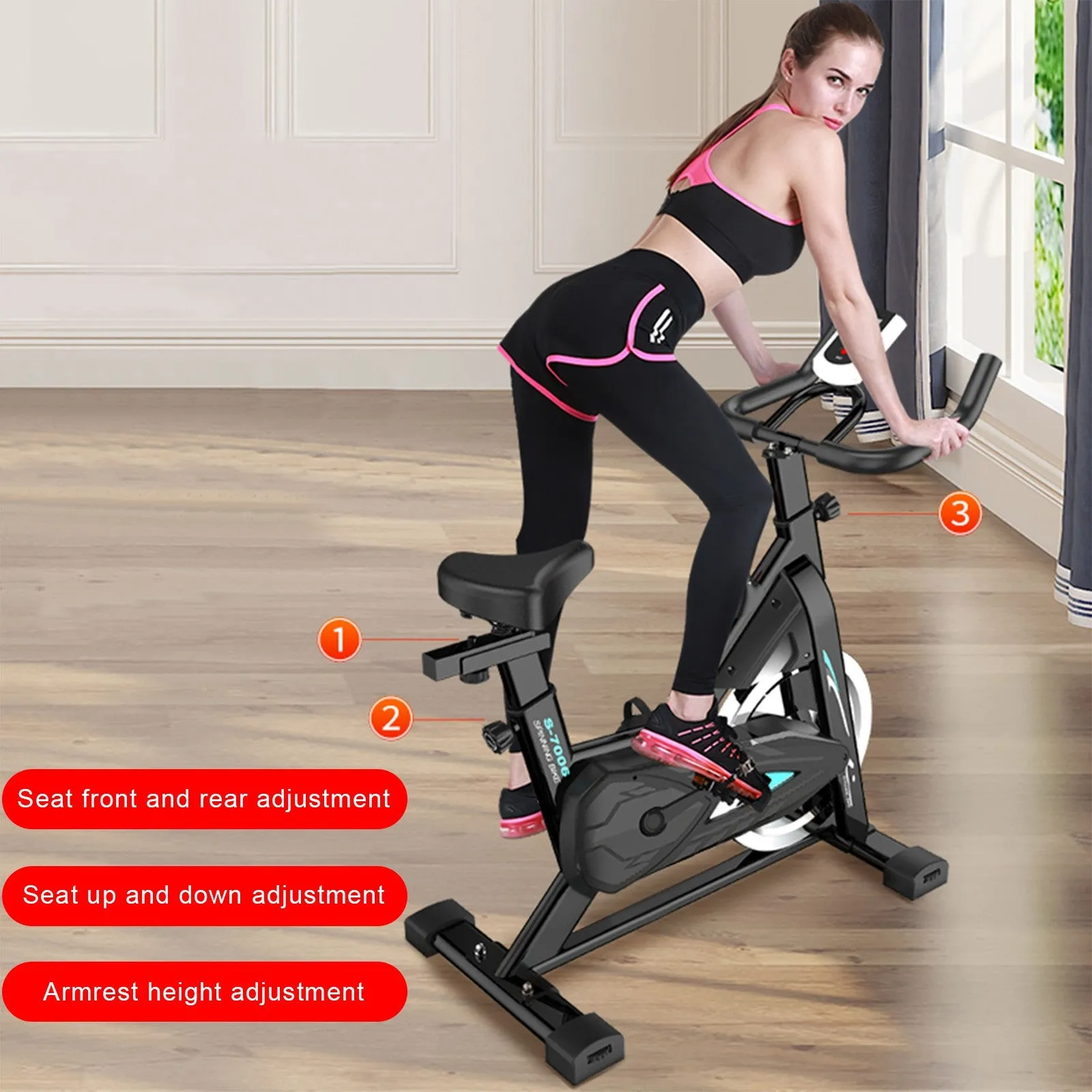 Bicycle Bike Fitness Gym Exercise Stationary Bike Aerobics Family Indoor