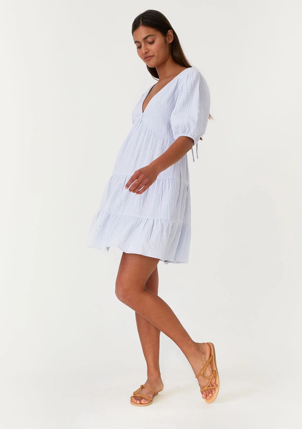 Blaire Puff Sleeve Mini Dress