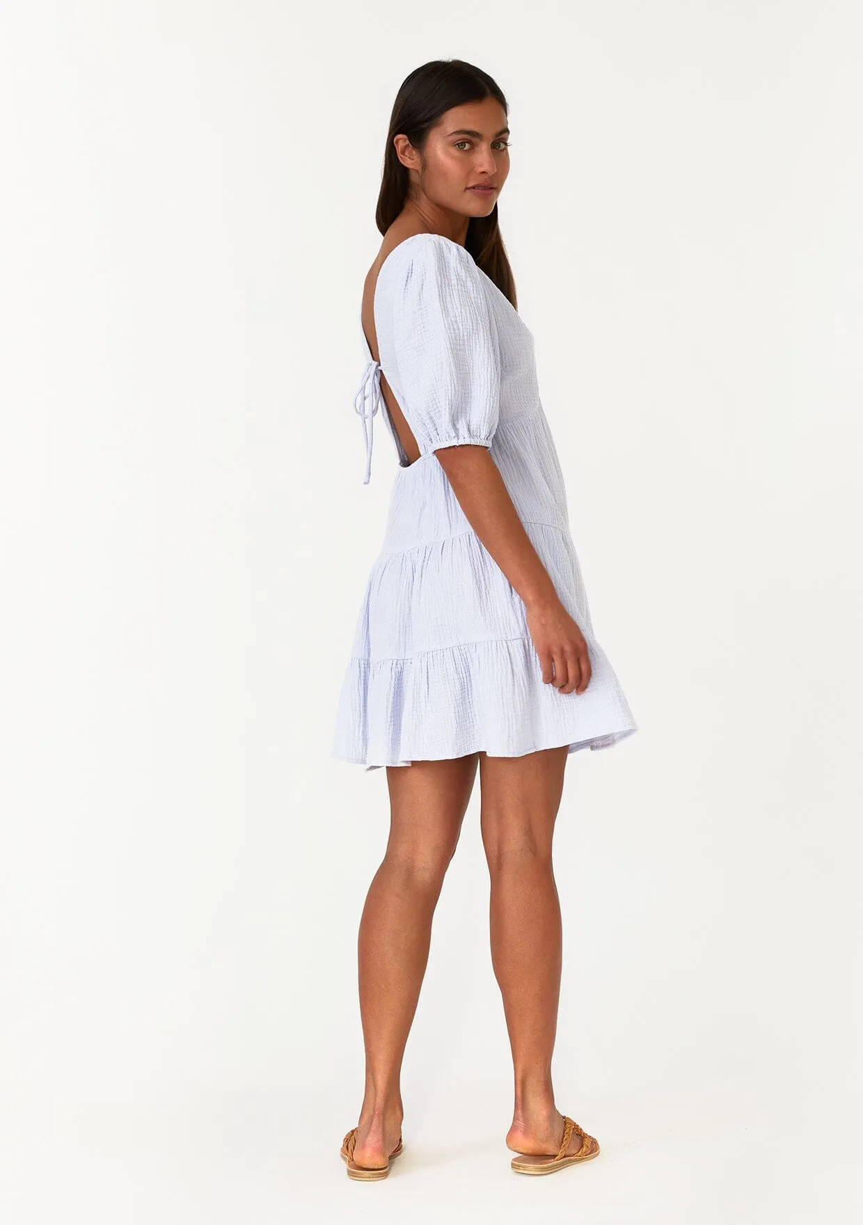 Blaire Puff Sleeve Mini Dress