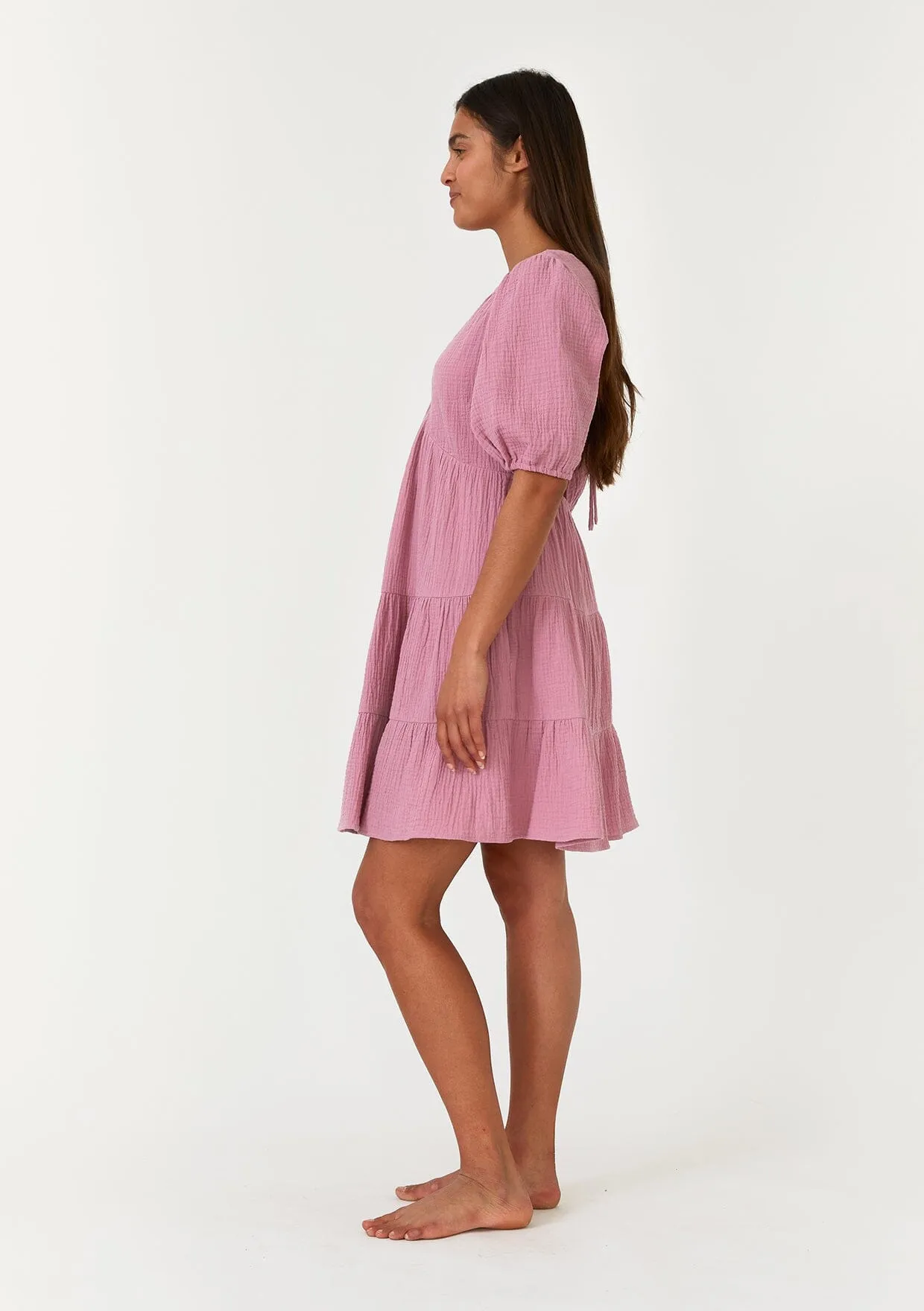 Blaire Puff Sleeve Mini Dress