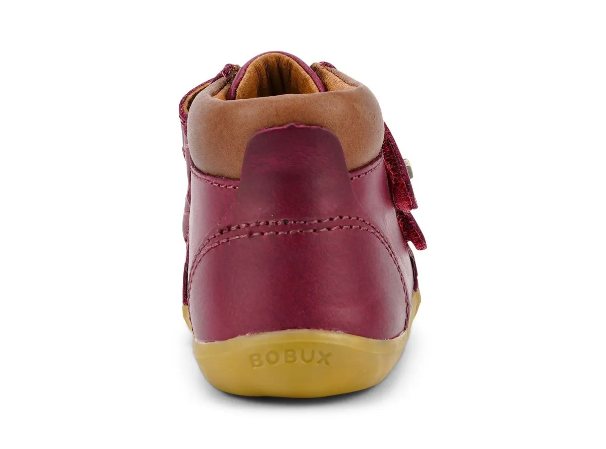 Bobux Step Up Timber - Boysenberry