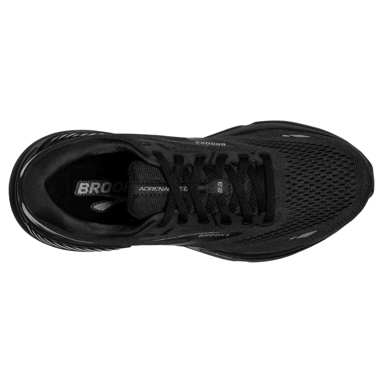 Brooks Adrenaline GTS 23 Extra Wide (Mens) - Black/Black/Ebony