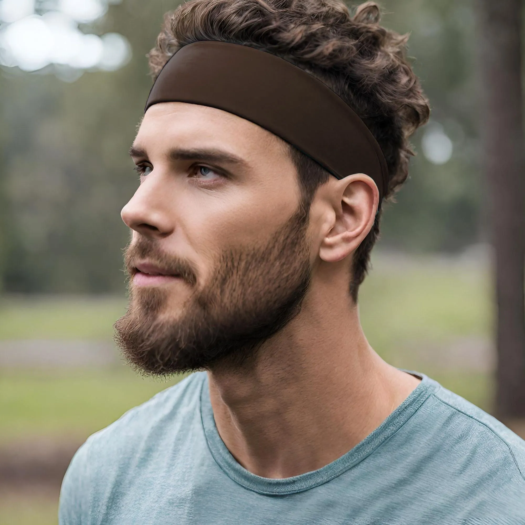 Brown Cotton Headband