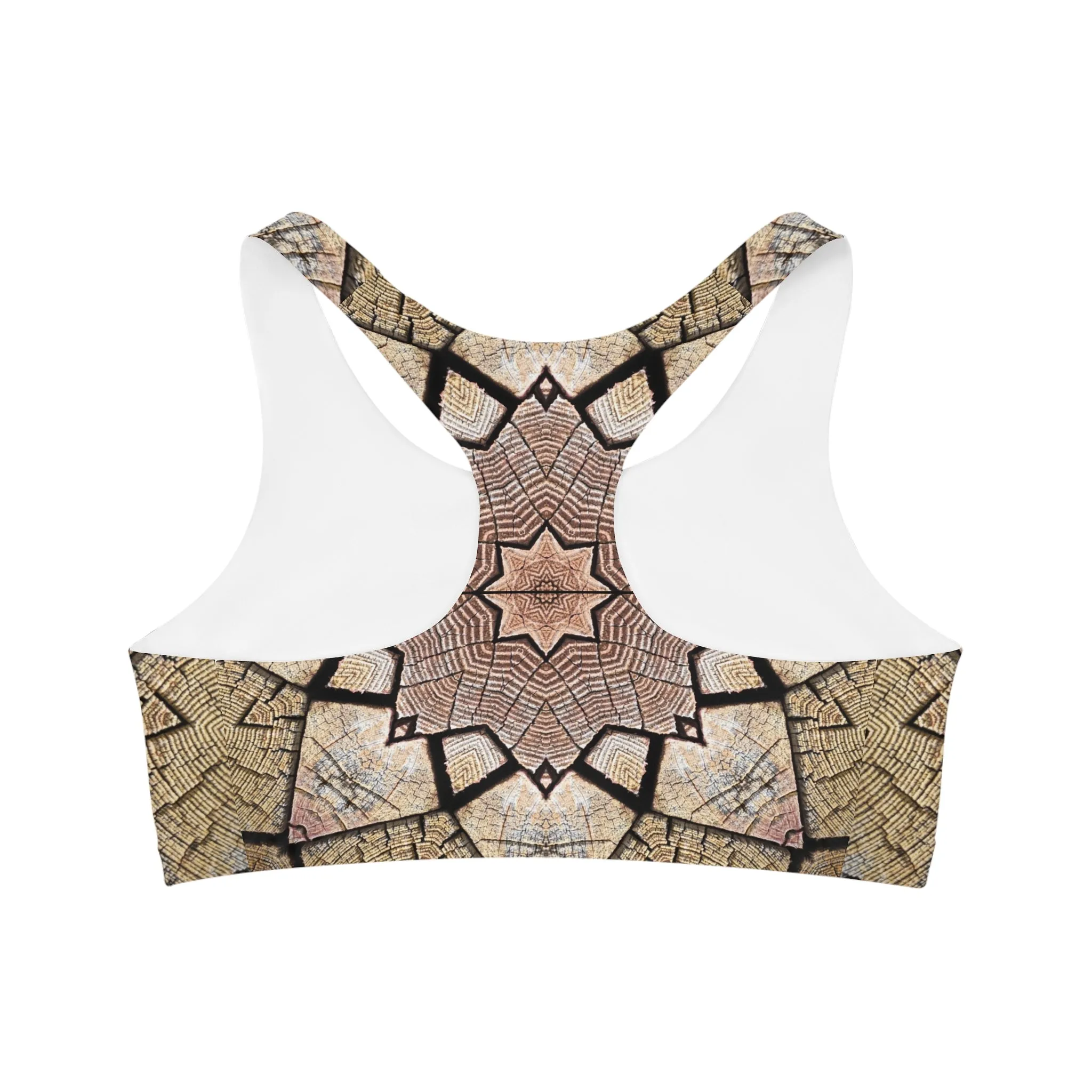 Brown Mandala - Inovax Seamless Sports Bra