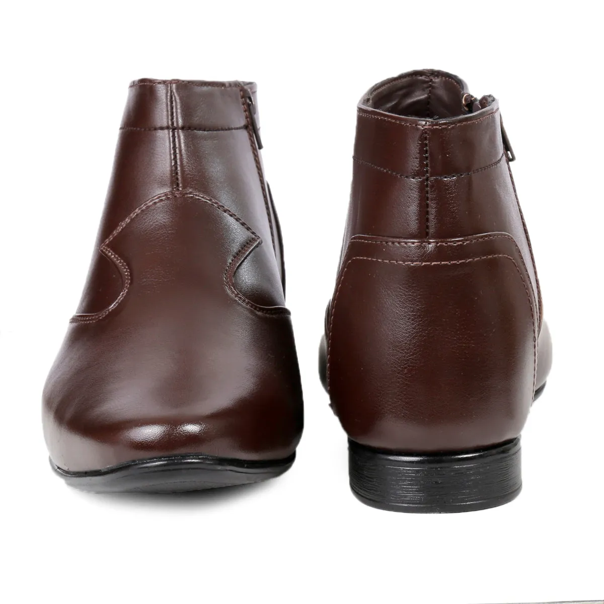 BXXY 3.5 Inch Hidden Height Increasing Elevator Boots for Men