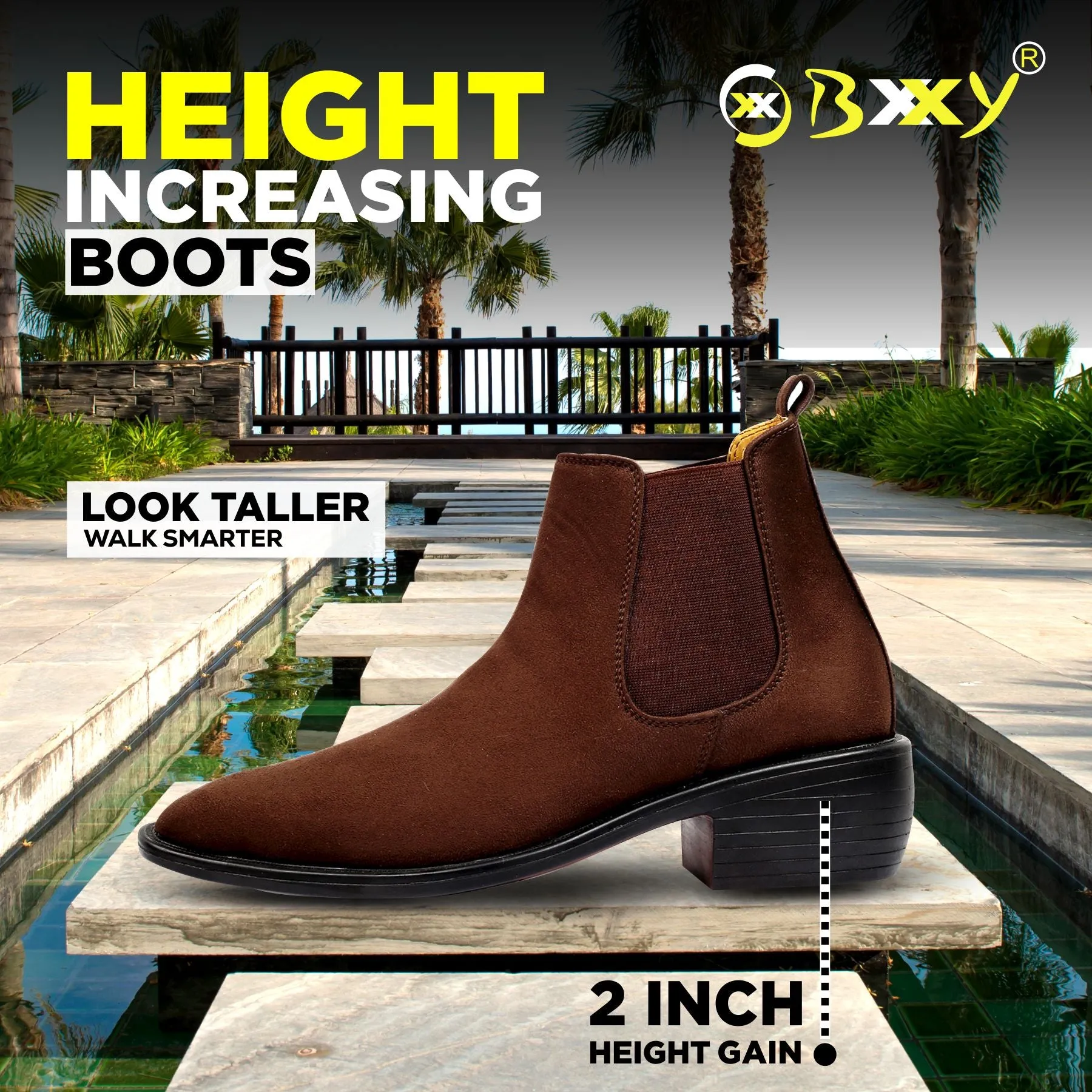 Bxxy Men's Formal and Casual Wear Chelsea Boots