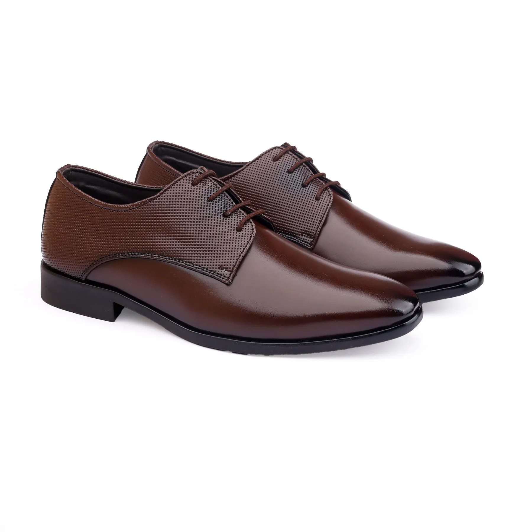 Bxxy's Faux Leather Work wear Lace-up Formal Shoes for Men