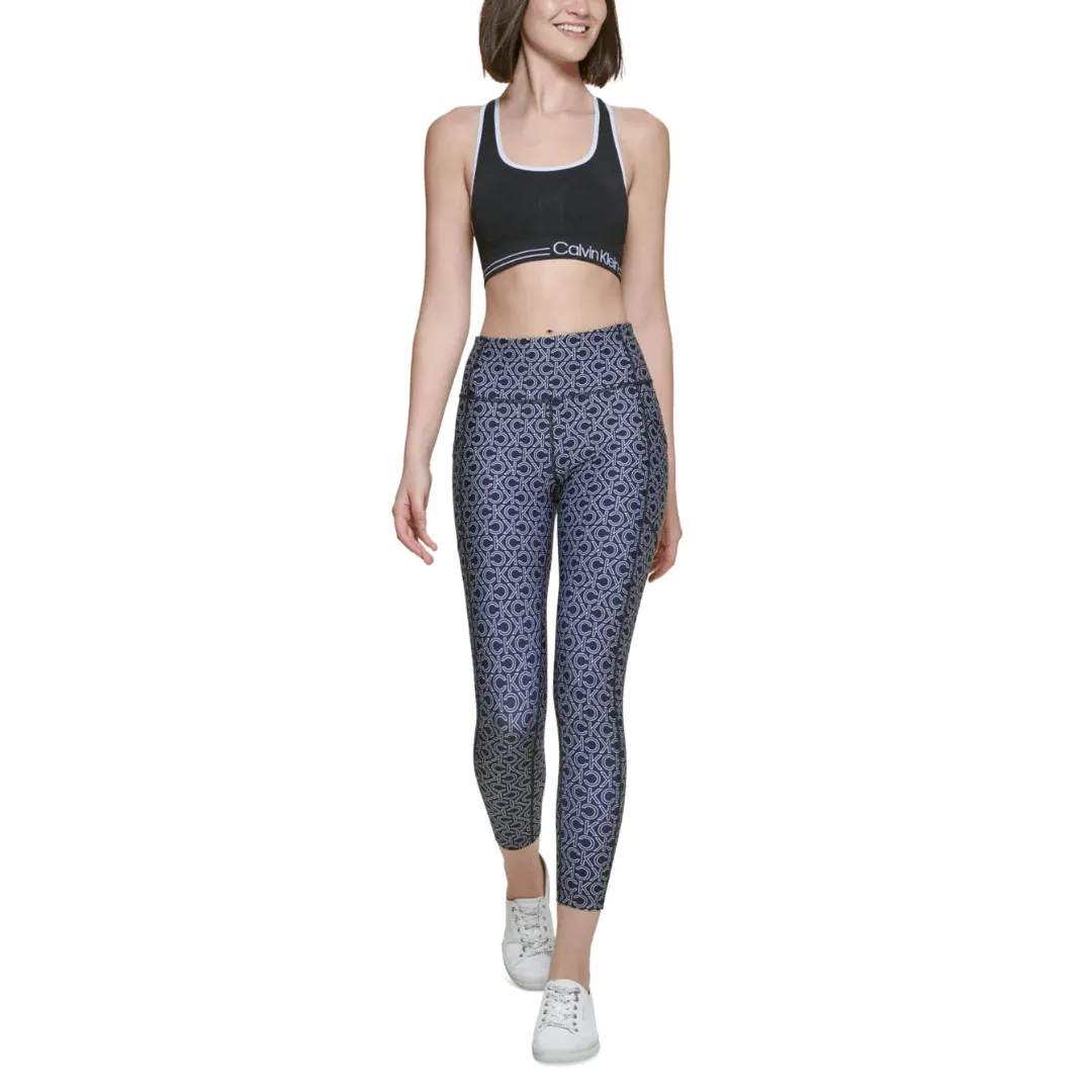 CALVIN KLEIN - Performance Printed High-Rise 7/8 Leggings