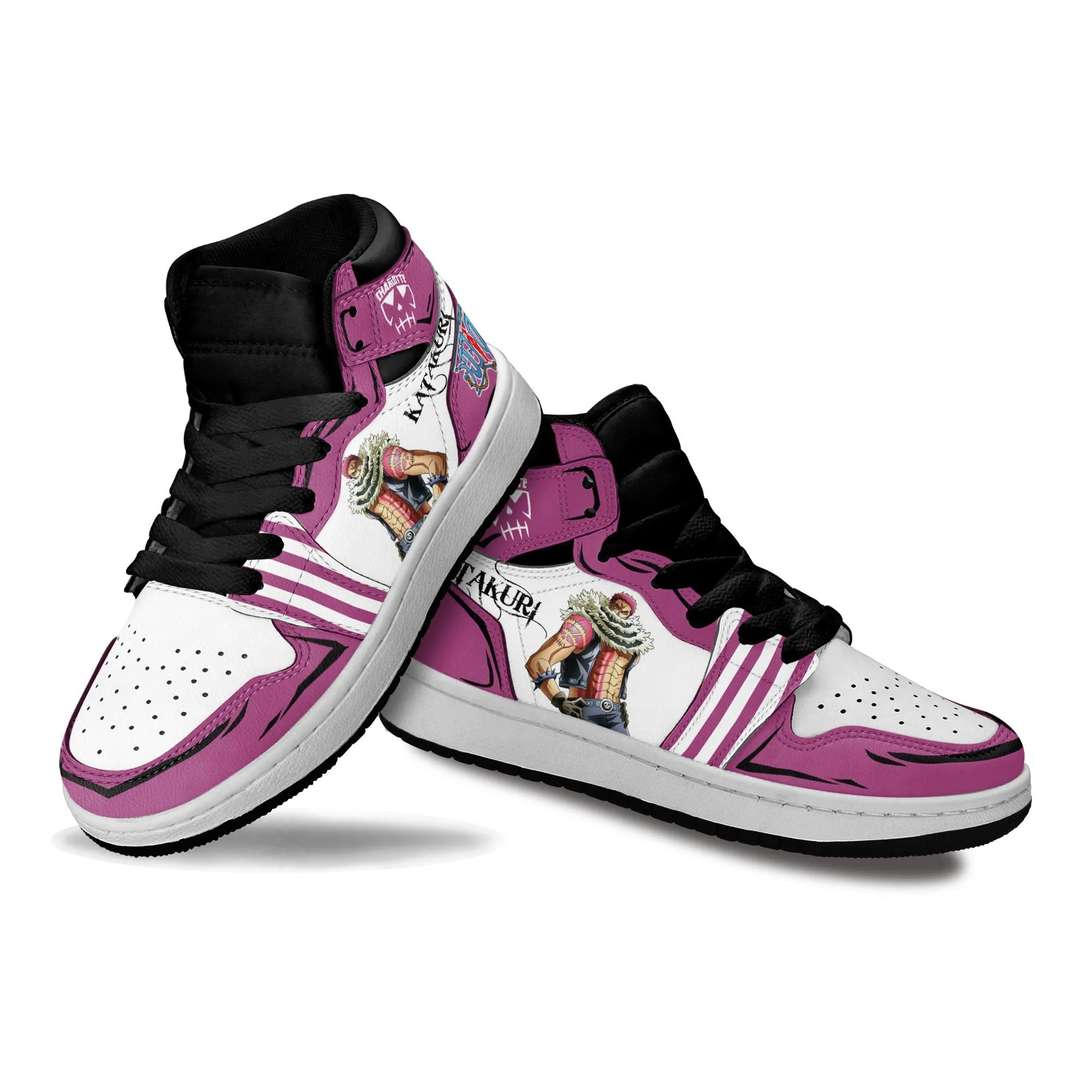 Charlotte Katakuri Kids Sneakers Custom Anime OP Shoes For Kids