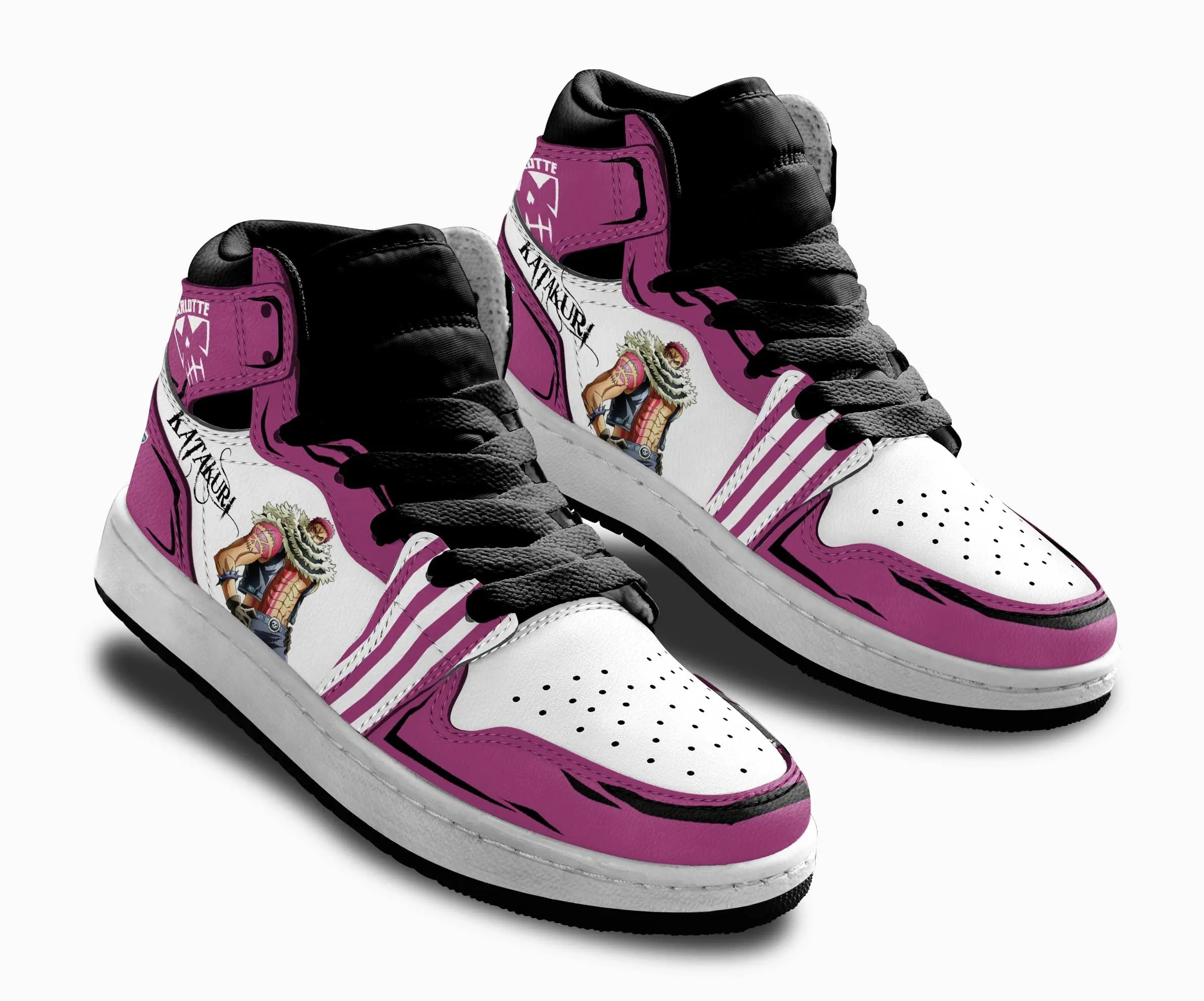 Charlotte Katakuri Kids Sneakers Custom Anime OP Shoes For Kids