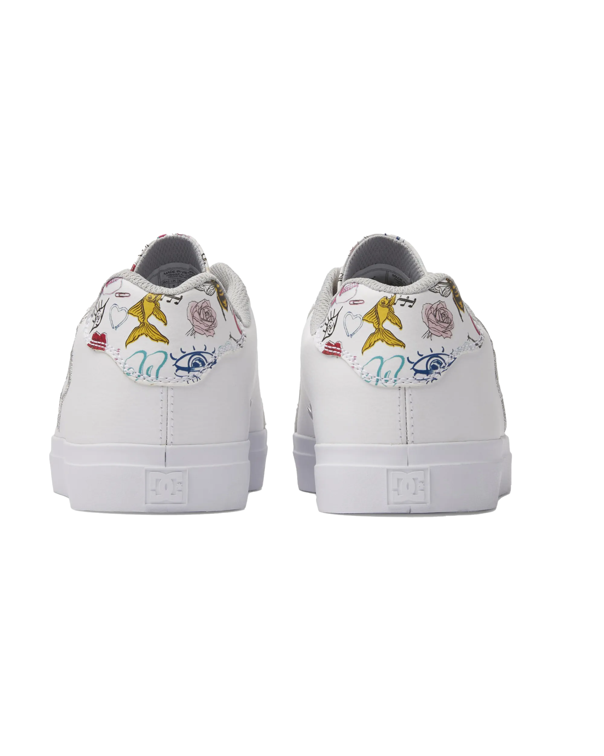 Chelsea Plus Shoes in White, Multi & Armor