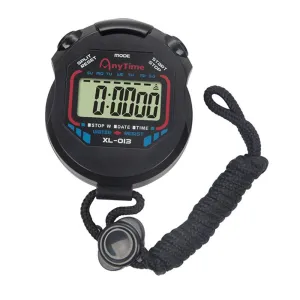 Classic Waterproof Digital Professional Handheld LCD Handheld Sports Stopwatch Timer Stop Watch With String For Sports