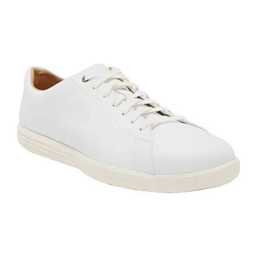 Cole Haan Men's Grand Crosscourt Sneaker - White Leather