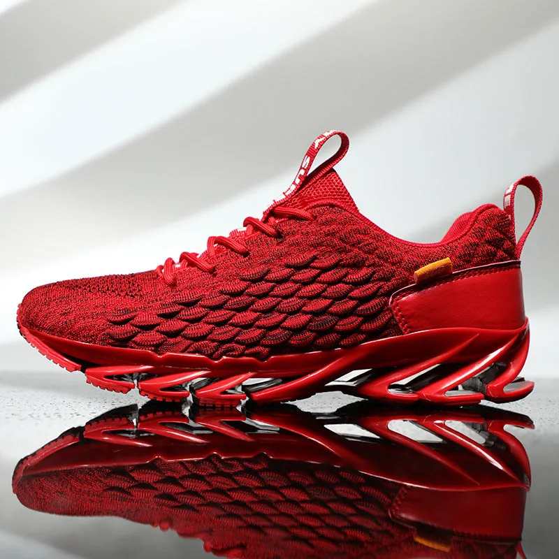 Dragon scale running shoes woven breathable - Men's Shoes