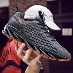 Dragon scale running shoes woven breathable - Men's Shoes