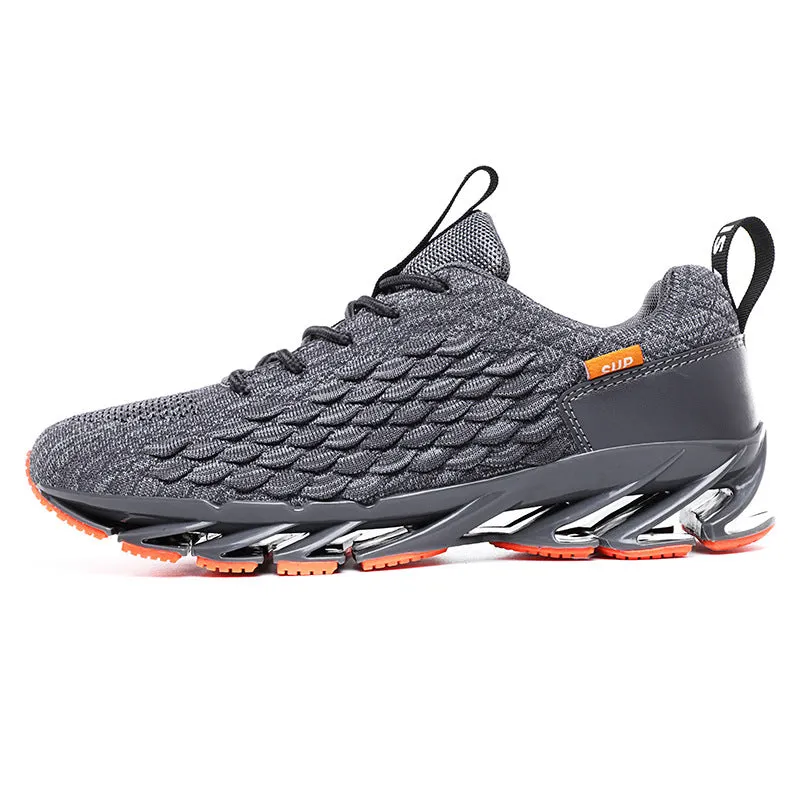 Dragon scale running shoes woven breathable - Men's Shoes