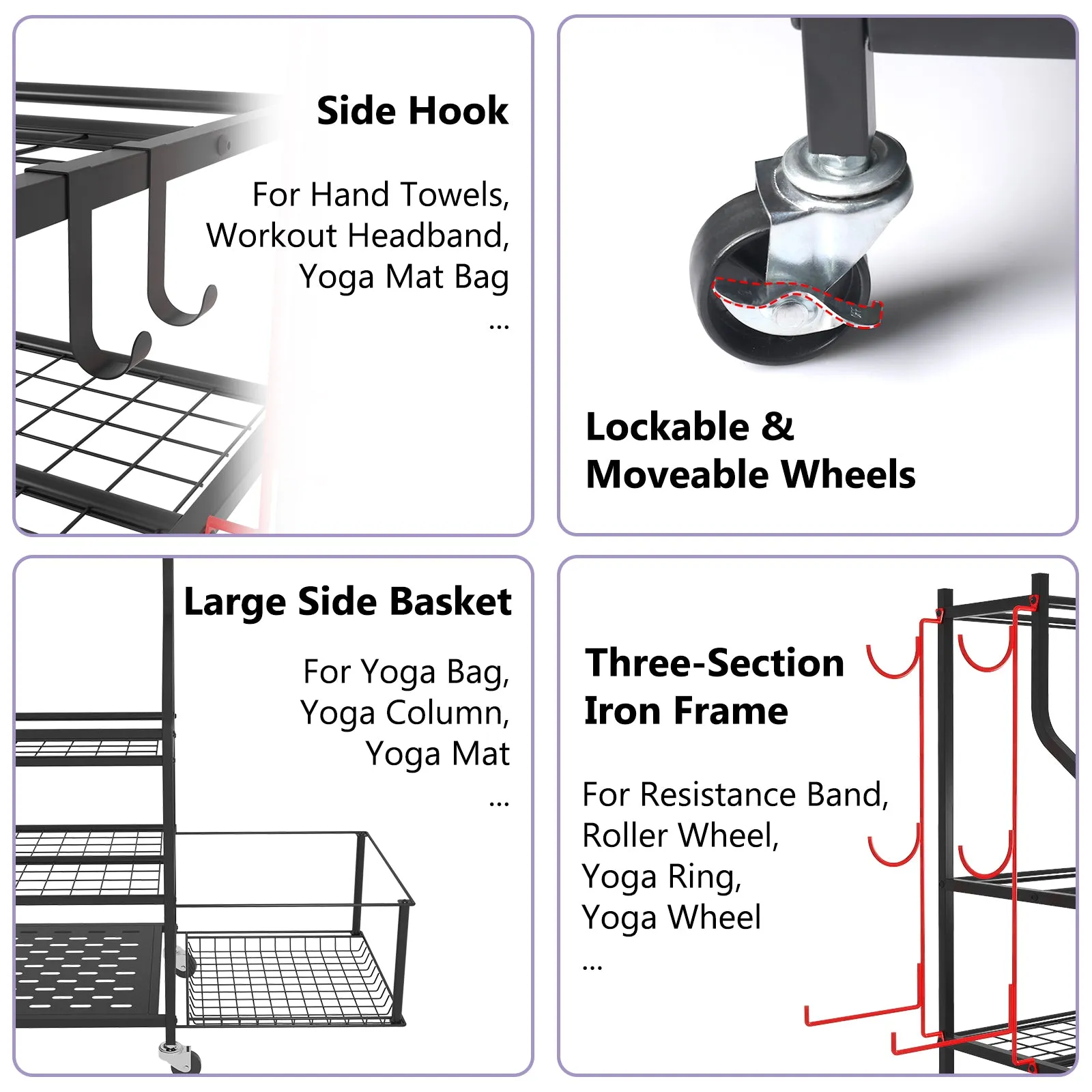 Dumbbell Rack, Sports Equipment Storage Organize