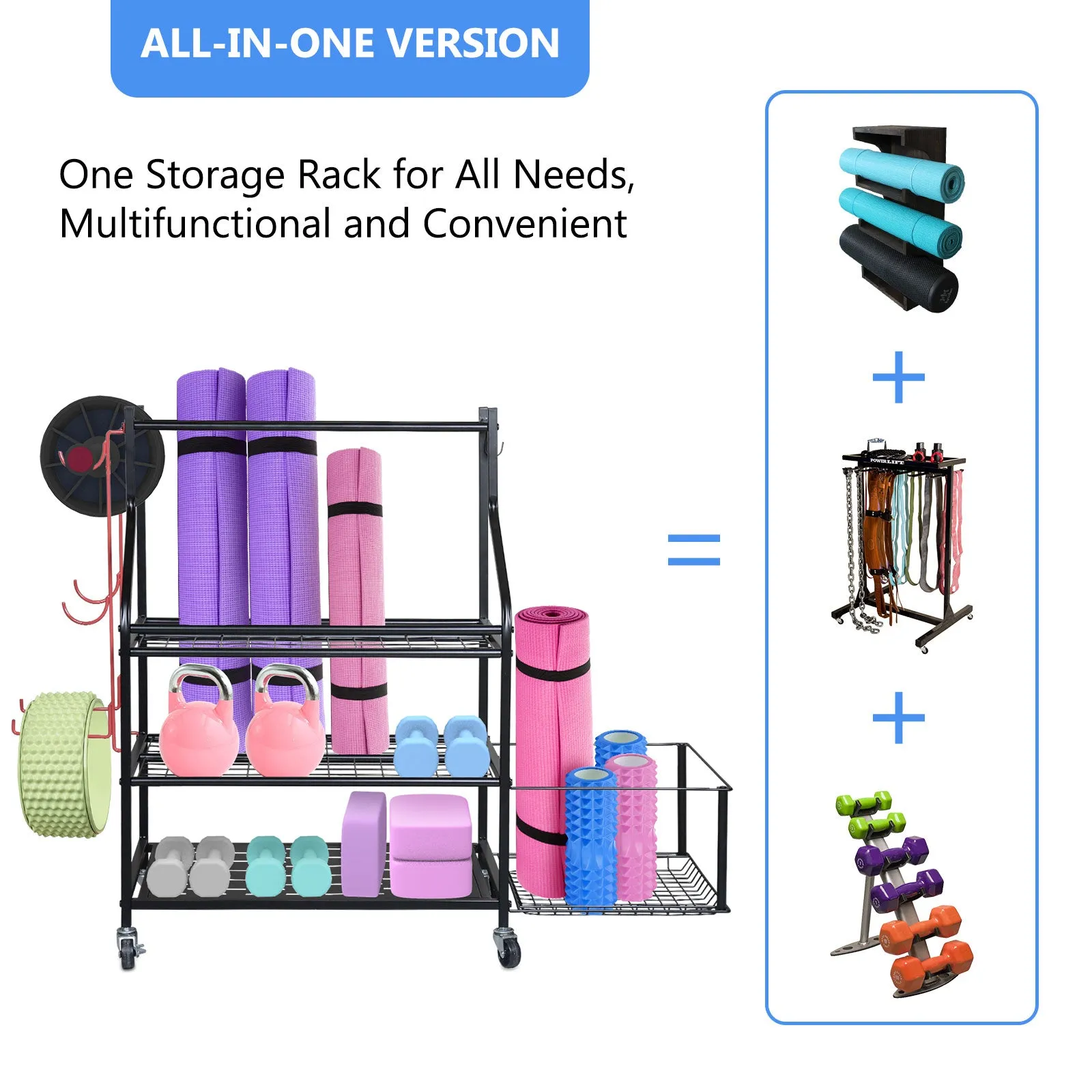 Dumbbell Rack, Sports Equipment Storage Organize