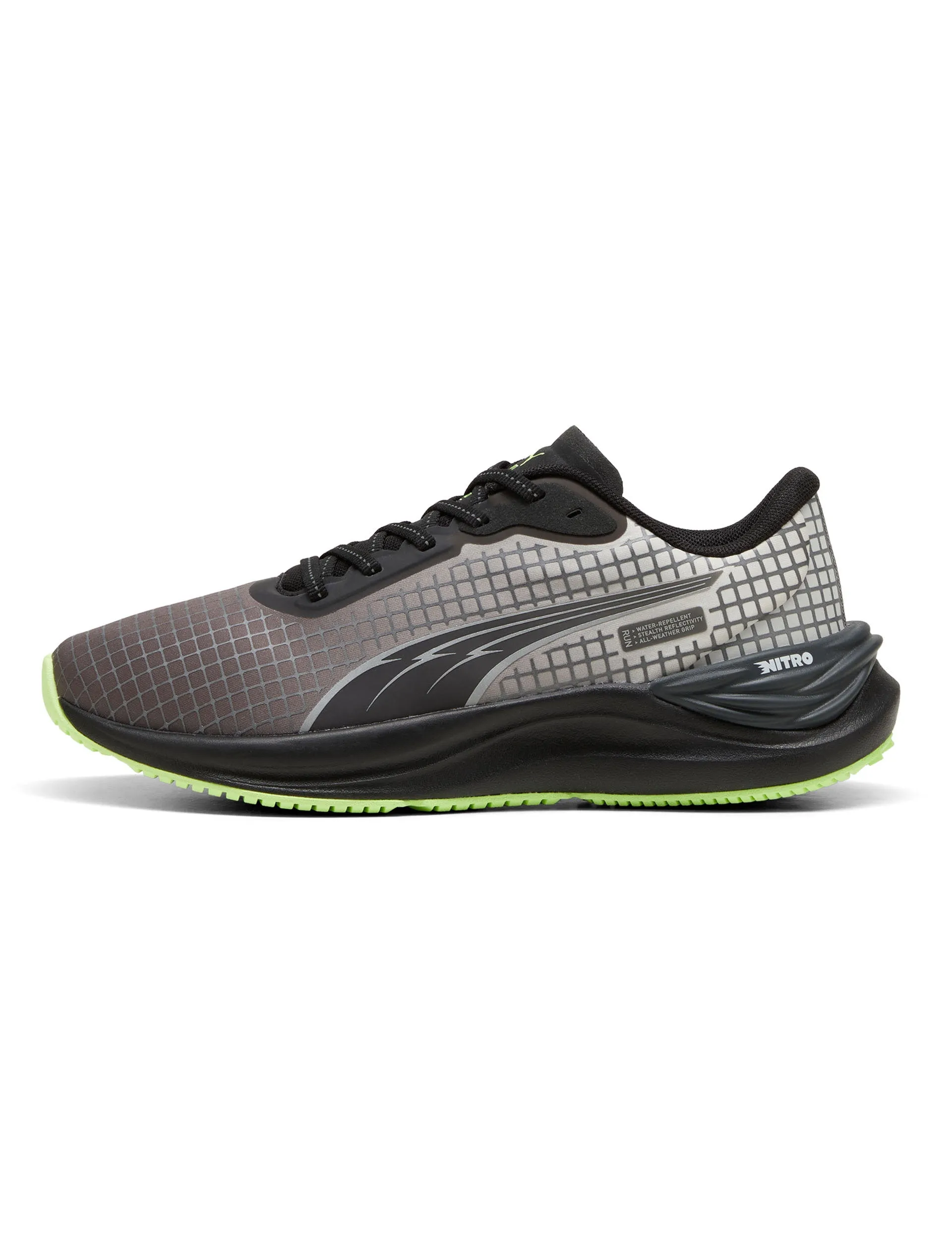 Electrify NITRO 3 TR Running Shoes - Black/Galactic Grey/Fizzy Apple