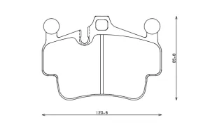 ENDLESS EIP175MX72 Brake pads PORSCHE front CAYMAN/BOXTER 987.Mk2/S/R/rear 997 Carrera 4 Mk1