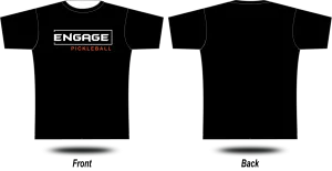 Engage Pickleball - Tee (Black)