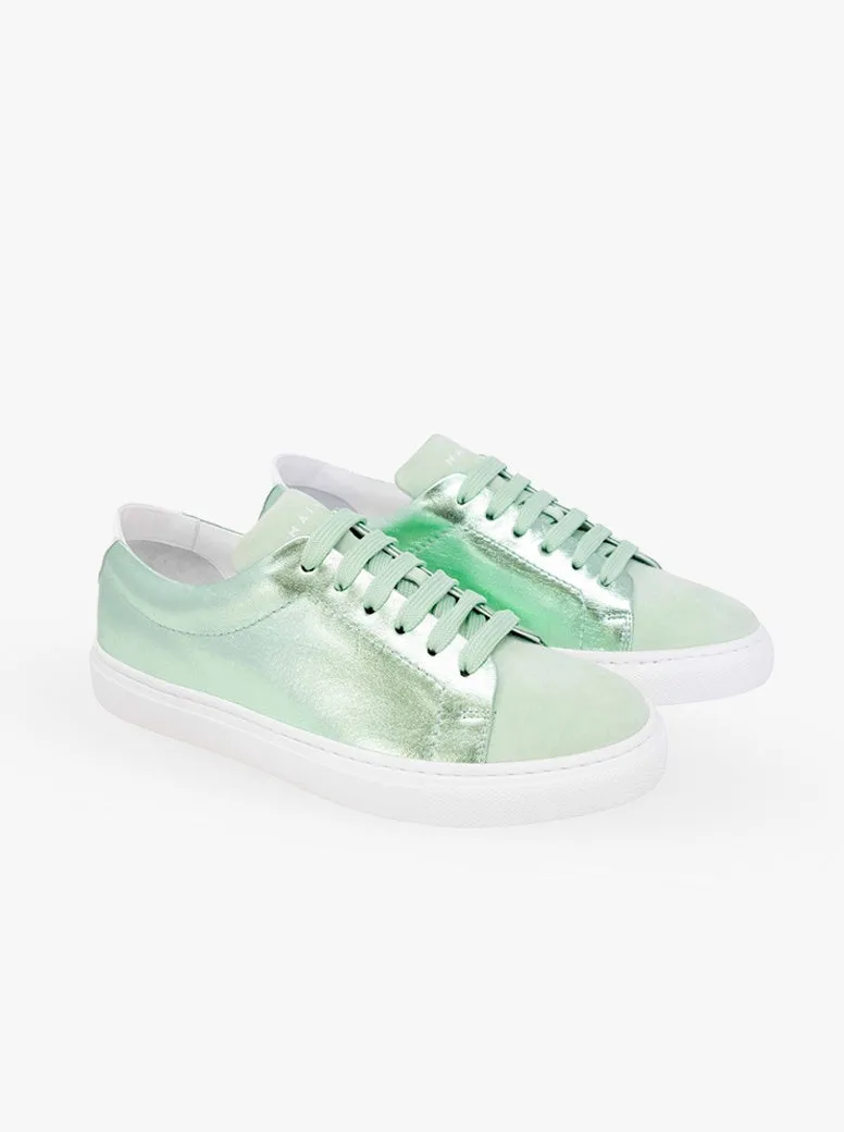 Esther green metallic