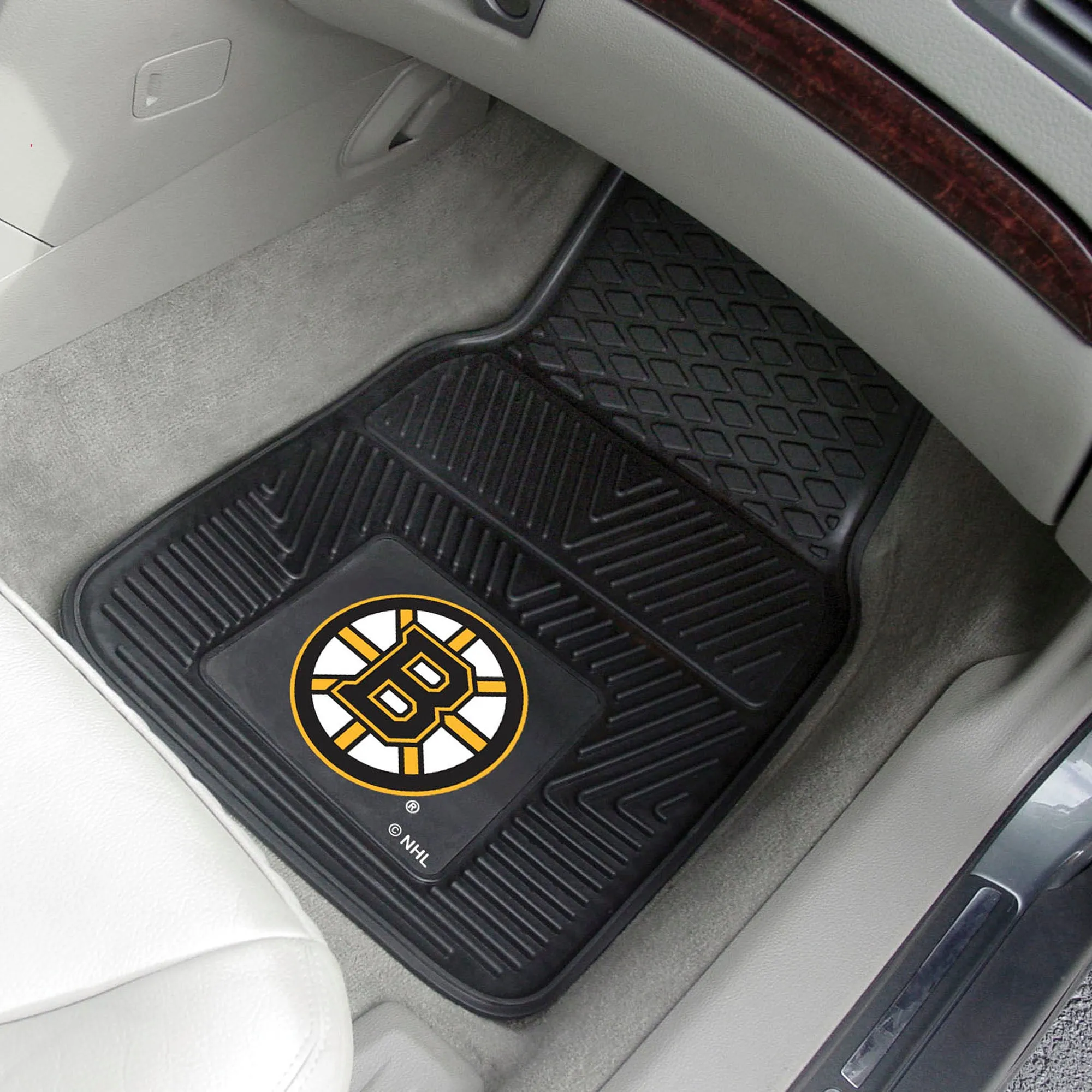 Fanmats Boston Bruins 2pc Vinyl Car Mat Set