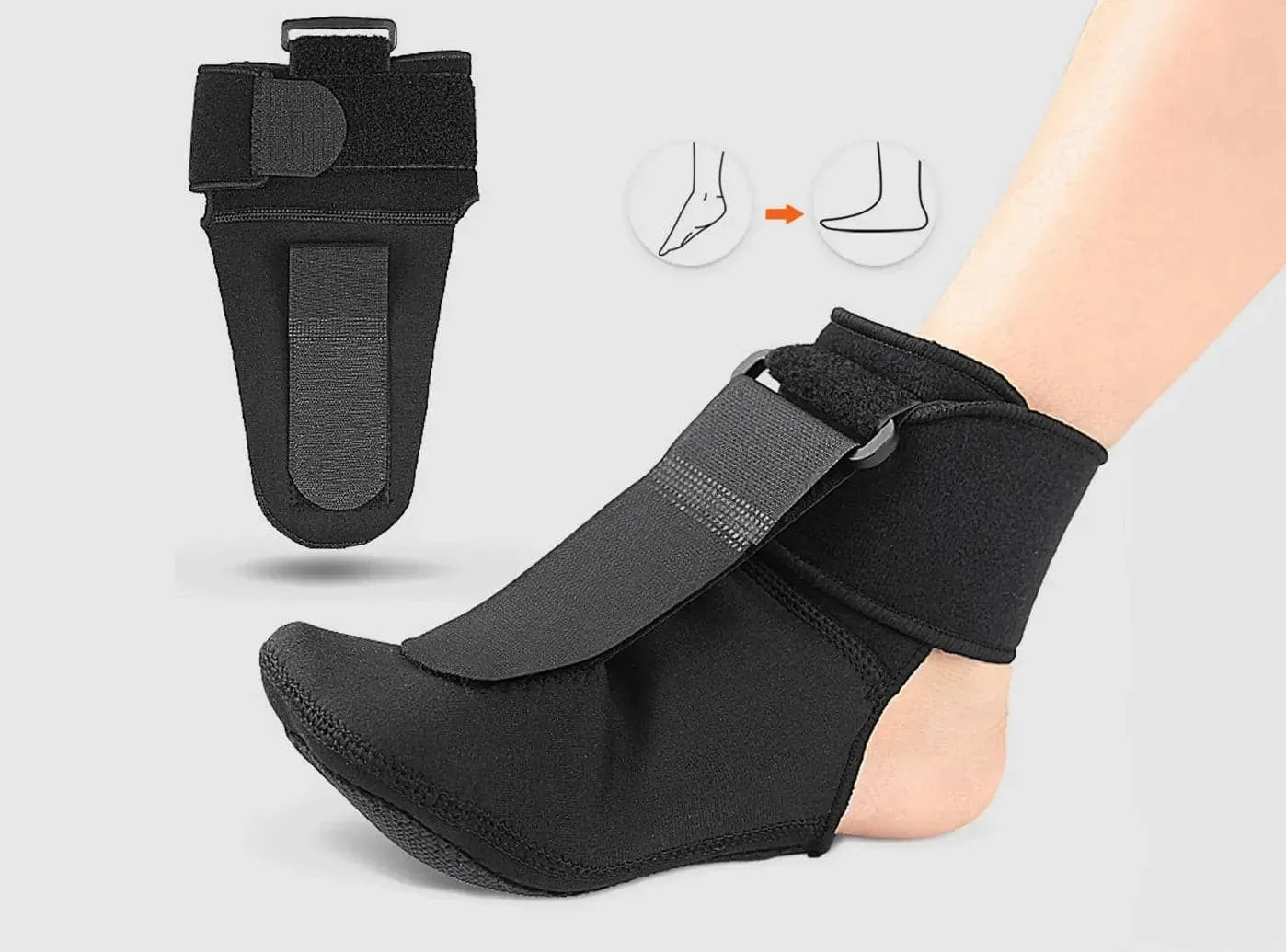 FitVille Foot Drop Orthotic Support Brace (Unisex)